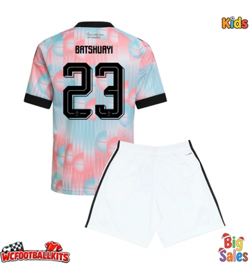 Belgium Michy Batshuayi #23 Replica Away Stadium Kit for Kids World Cup 2026 Short Sleeve (+ pants)